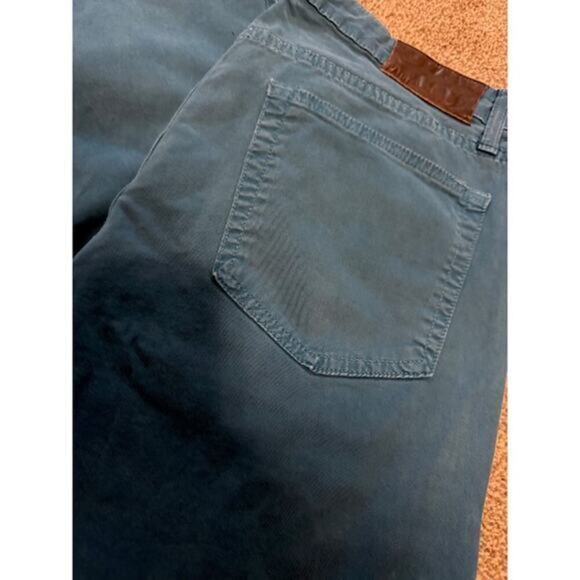 Paige Woman's Teal Jeans Size 32 | Stylish Slim Fit | Great Condition - Picture 3 of 4